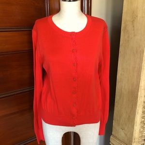 Cabi red cardigan